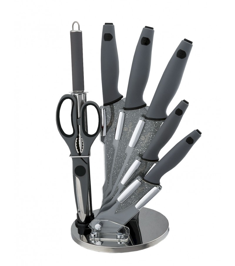 8 pcs knife set with stand