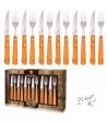 12 pcs steak set with wood handle