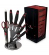 8 pcs knife set with stand