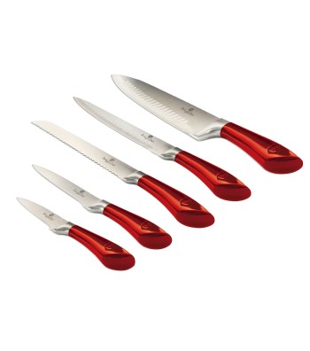 6 pcs knife set with stainless steel stand