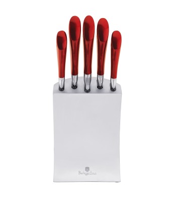 6 pcs knife set with stainless steel stand