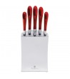 6 pcs knife set with stainless steel stand