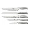 6 pcs knife set with stainless steel stand