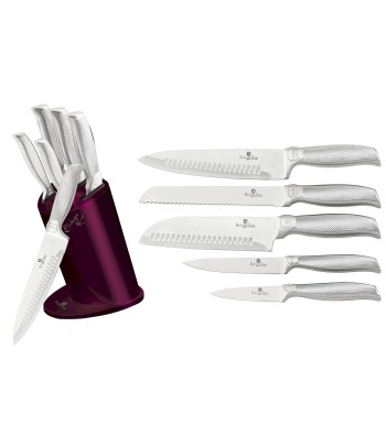 6 pcs knife set with stand