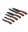 6 pcs knife set, original wood