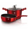 3 pcs pasta and rice cookware set