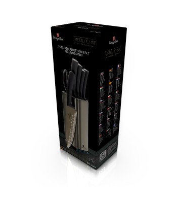 7 pcs knife set with stand