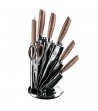 8 pcs knife set with acrylic stand